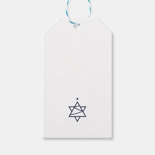 Weihnachtsbaum-Star von David Geschenkanhänger (Vorderseite)