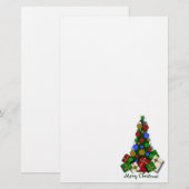 Weihnachtsbaum stationär briefpapier (Vorne/Hinten)