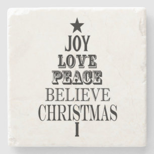 Weihnachtsbaum Steinuntersetzer