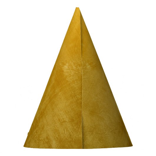 Weihnachtsbaum Stencil Red auf Gold Partyhütchen (Rückseite)