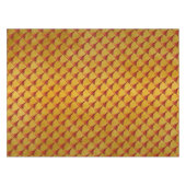 Weihnachtsbaum Stencil Red auf Gold Tischdecke (Vorderseite (Horizontal))