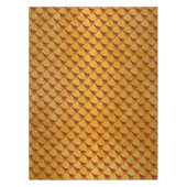 Weihnachtsbaum Stencil Red auf Gold Tischdecke (Vorderseite)