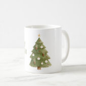 Weihnachtsbaum-Stern-Ornamente Kaffeetasse (VorderseiteRechts)