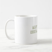 Weihnachtsbaum-Stern-Ornamente Kaffeetasse (Links)