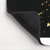 Weihnachtsbaum Sterne Adventdekor Mousepad (Ecke)