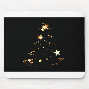 Weihnachtsbaum Sterne Adventdekor Mousepad