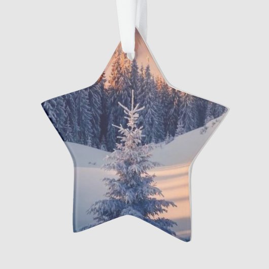 Weihnachtsbaum, Sterne Ornament (Vorderseite)