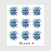 Weihnachtsbaum-Sticker-Pack Aufkleber (Blatt)