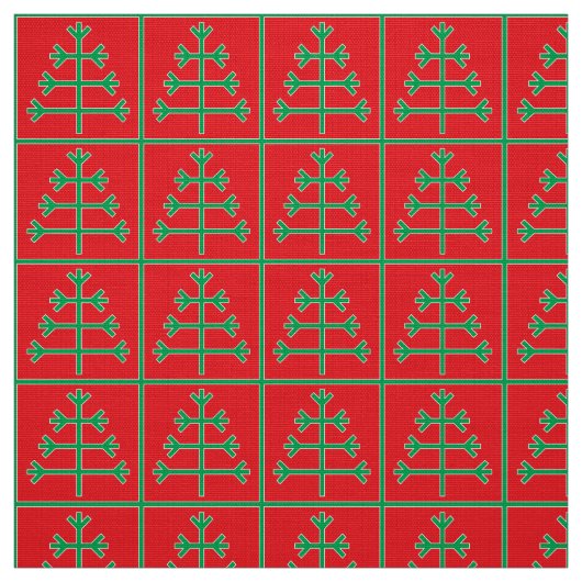 Weihnachtsbaum Stoff (Muster)