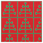 Weihnachtsbaum Stoff (Nahaufnahme)