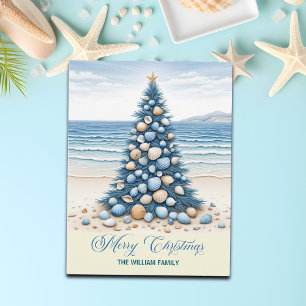 Weihnachtsbaum Strand Frohe Weihnachten