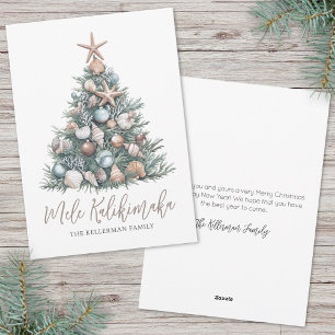 Weihnachtsbaum Strand Frohe Weihnachten