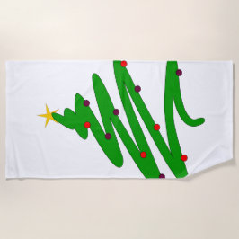 Weihnachtsbaum Strandtuch