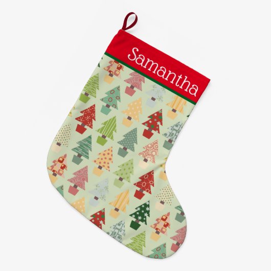 Weihnachtsbaum-Strumpf Großer Weihnachtsstrumpf (Vorderansicht (hängend))