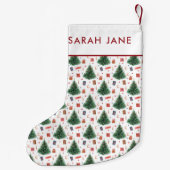 Weihnachtsbaum-Strumpf Kleiner Weihnachtsstrumpf (Rückseite)