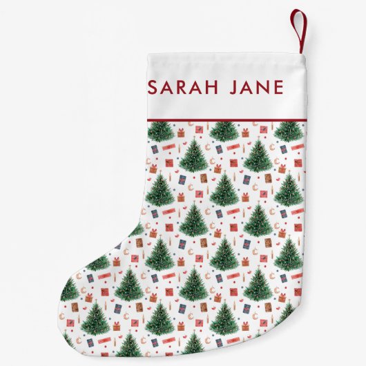 Weihnachtsbaum-Strumpf Kleiner Weihnachtsstrumpf (Rückseite)