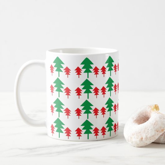 Weihnachtsbaum Süß Kaffeetasse (Mit Donut)