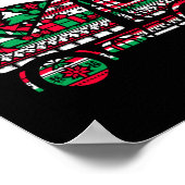 Weihnachtsbaum Süßigkeiten Kipper Weihnachtsjungen Poster (Ecke)