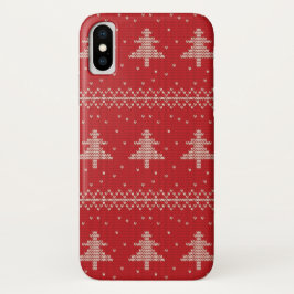 Weihnachtsbaum Sweater Snowflake iPhone Case