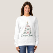 Weihnachtsbaum Sweatshirt (Vorne ganz)
