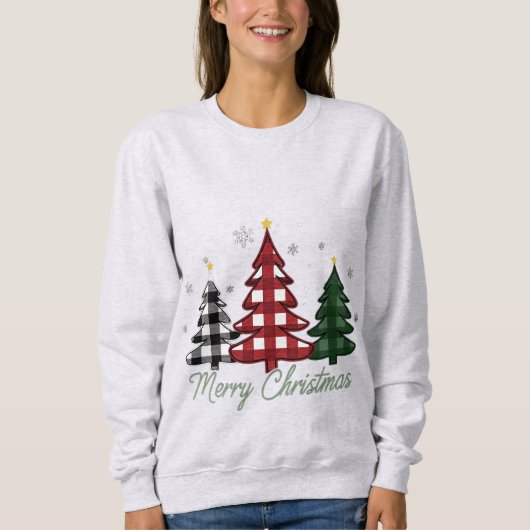 Weihnachtsbaum Sweatshirt (Vorderseite)