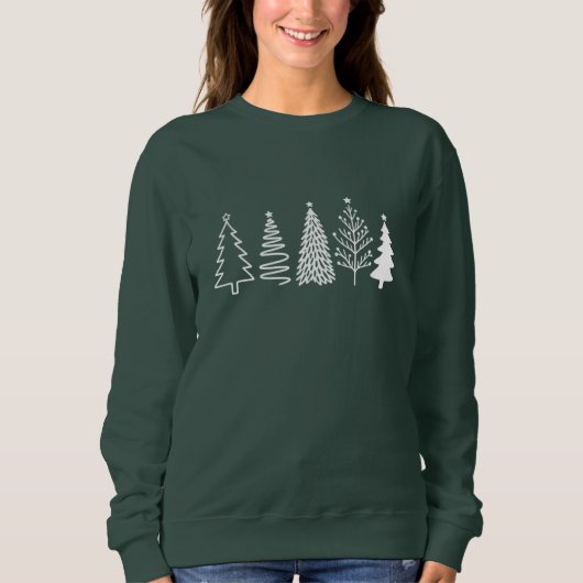 Weihnachtsbaum Sweatshirt (Vorderseite)