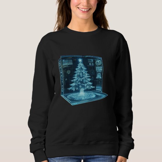 Weihnachtsbaum Sweatshirt (Vorderseite)