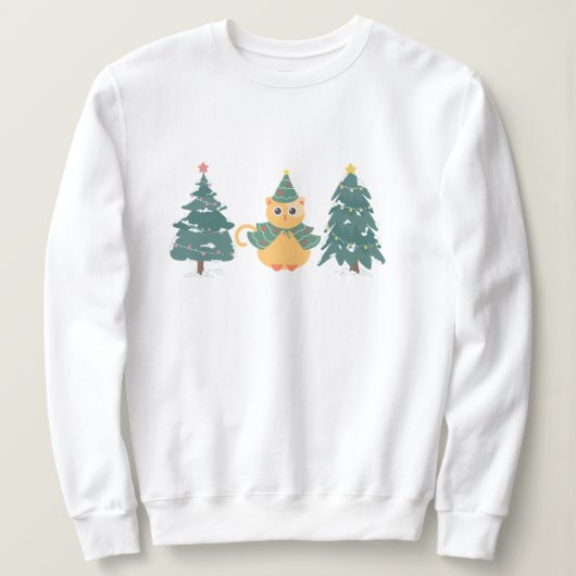 Weihnachtsbaum Sweatshirt (Design vorne)