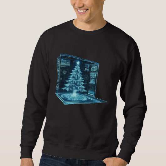 Weihnachtsbaum Sweatshirt (Vorderseite)