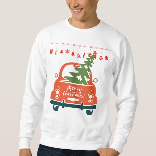 Weihnachtsbaum Sweatshirt (Vorderseite)