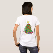 Weihnachtsbaum T-Shirt (Schwarz voll)