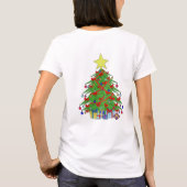 Weihnachtsbaum T-Shirt (Rückseite)