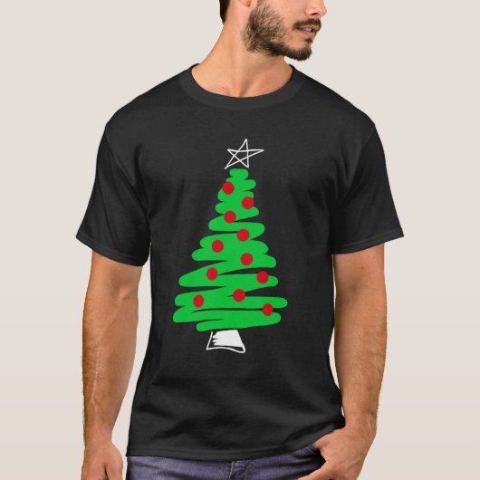 Weihnachtsbaum-T - Shirt (Vorderseite)