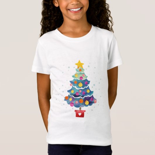 Weihnachtsbaum T-Shirt (Vorderseite)