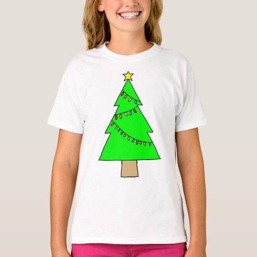 Weihnachtsbaum T-Shirt (Vorderseite)