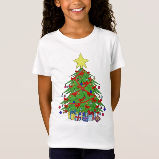 Weihnachtsbaum T-Shirt (Vorderseite)