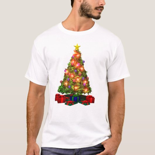 Weihnachtsbaum-T - Shirt (Vorderseite)