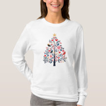 Weihnachtsbaum-T-Shirt für Frauen