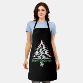 Weihnachtsbaum-T - Shirt, Weihnachtspferd Schürze (Getragen)