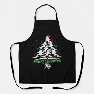 Weihnachtsbaum-T - Shirt, Weihnachtspferd Schürze