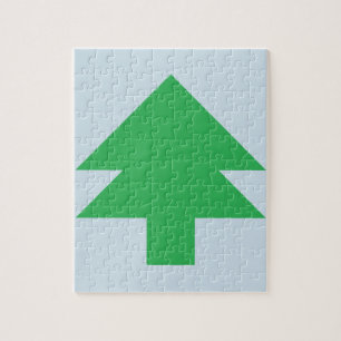 Weihnachtsbaum Tangram Puzzle