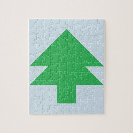 Weihnachtsbaum Tangram Puzzle (Vertikal)