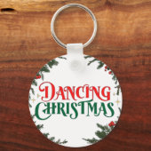 Weihnachtsbaum - Tanzweihnachtsmann Schlüsselanhänger (Rückseite)