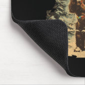 Weihnachtsbaum Tarot Xmas Sasquatch Mousepad (Ecke)