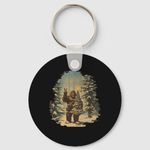 Weihnachtsbaum Tarot Xmas Sasquatch Schlüsselanhänger