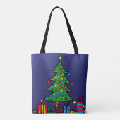 Weihnachtsbaum Tasche (Rückseite)