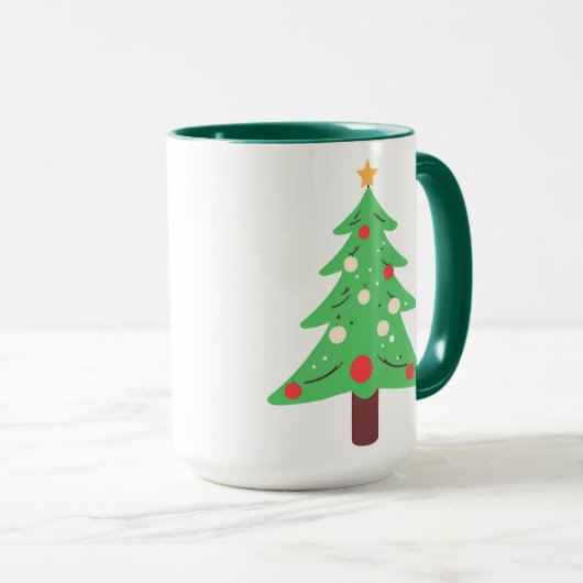 Weihnachtsbaum Tasse (VorderseiteRechts)