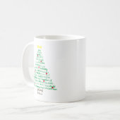 Weihnachtsbaum - Tasse (Vorderseite Links)