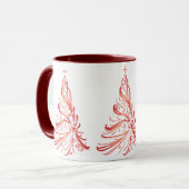 Weihnachtsbaum Tasse (Vorderseite Links)