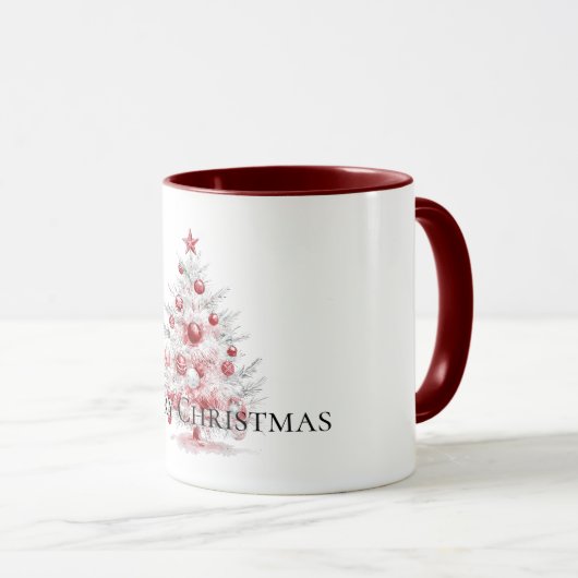 Weihnachtsbaum Tasse (VorderseiteRechts)